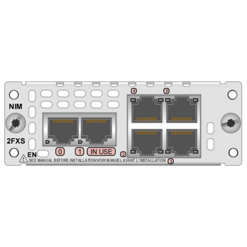 ماژول سیسکو NIM-2FXS/4FXOP