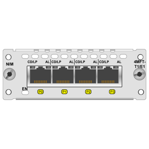 ماژول سیسکو NIM-4MFT-T1/E1