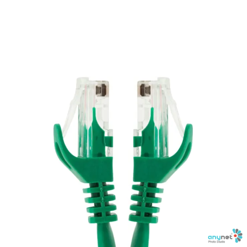 پچ کورد مسی شبکه Cat 6 UTP تست فلوک 1 متری سبز